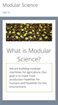 Mobile Screenshot of modularscience.com