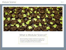 Tablet Screenshot of modularscience.com